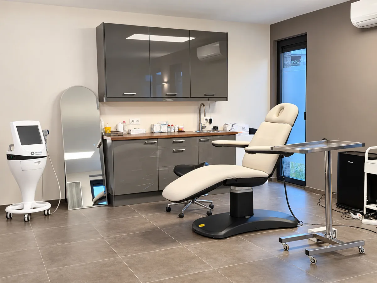 De behandelruimte van Clinic3D in Hasselt